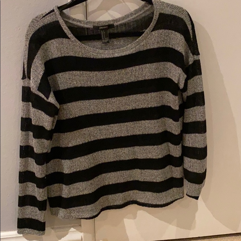 Striped forever 21 sweater